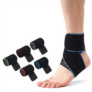 Sangle de cheville élastique réglable personnalisée, bandage de compression, attelle de soutien pour le pied, protection sportive pour Muay Thai, Kickboxing, MMA - Product Image 1
