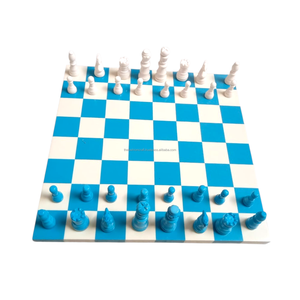 Juego de Ajedrez de Resina con Tablero – Kit de Ajedrez Internacional de Lujo Hecho a Mano con Figuras para Fiestas, Regalos Navideños y Uso Doméstico - Product Image 6