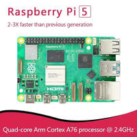 Carte Raspberry Pi 5 officielle Cortex-A76 2 Go/4 Go/8 Go Linux PCIe Gigabit Ethernet USB3.0 Éducation Créateur Python 200g LETPCBA