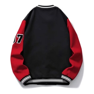 Good Quality <b>Men's</b> Custom Letterman <b>Jacket</b> Stand Front High Street Style Winter Durable Material Classic Fashion Design Casual - Product Image 2