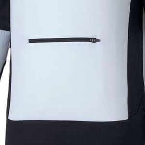 เสื้อฮู้ดซิปผู้ชาย แขนยาว ตัดต่อสี ผ้าถัก ระบายอากาศ แห้งเร็ว เป็นมิตรกับสิ่งแวดล้อม ผ้าฝ้าย 100% ทรงปกติ - Product Image 5