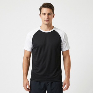 Premium Men Oversized Cotton T-Shirt 180gsm <b>Raglan</b> Sleeve Custom Printed Logo Streetwear Casual Summer <b>Top</b> Pakistan Manufacturer - Product Image 1