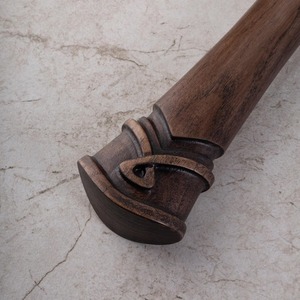 Marteau Viking gravé avec manche en bois, face carrée, réplique décorative faite à la main - Product Image 4