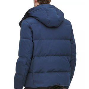 เสื้อแจ็คเก็ตพัฟเฟอร์คอตั้งแบบมีโลโก้สั่งทำพิเศษสำหรับผู้ชาย ทรงโอเวอร์ไซส์ กันน้ำ ดีไซน์โลโก้ด้านหน้าแบบกลับด้านได้ - Product Image 4