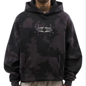 Servicio OEM: Sudaderas con capucha estampadas para hombre, tallas grandes, personalizadas por sublimación, de poliéster, a precio económico. - Product Image 5