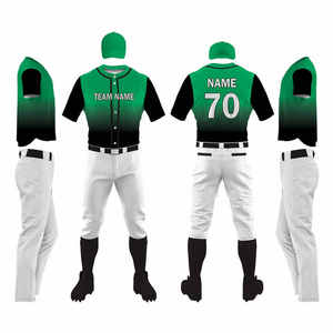 Factory Direct Custom Breathable Baseball Uniform Set Durable Anti-Wrinkle Adult Front Custom Printed Baseball Apparel - Product Image 1