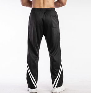 Men's Relaxed Fit Straight Leg Casual Joggers American Streetwear Heavyweight Striped Sweatpants Drawstring Closure Plus Size - Product Image 2