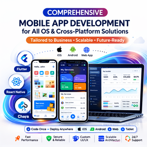 Desarrollo Integral de Aplicaciones Móviles para Todos los iOS con Soluciones Multiplataforma Adaptadas al Crecimiento y Escalabilidad Empresarial - Product Image 1