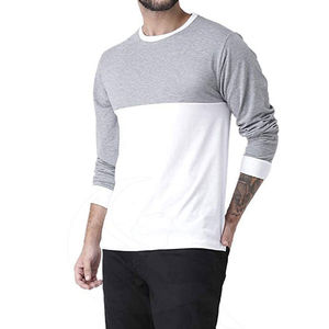 Camisa de Jersey Sólida para Hombre, Talla Grande, Transpirable, para Exteriores, de Algodón y Fibra de Bambú, Manga Larga, Ropa Premium - Product Image 6