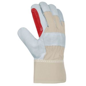 Guantes de Trabajo de Cuero Vacuno Reforzado, Resistentes a la Abrasión, Cómodos, con Protección para la Palma de la Mano, para Jardinería - Product Image 6