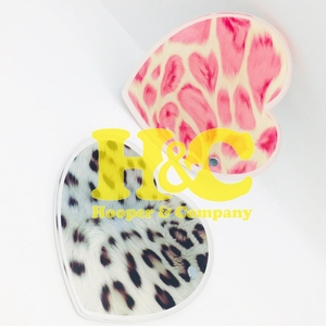 Acrylic Tiles Lash Tiles <b>Heart</b> <b>Shapes</b> Durable Eyelash Extension Tools Glass Trays Pallet Holder Tweezer Magnet Custom Tiles - Product Image 4
