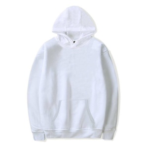 เสื้อฮู้ดผู้ชายสีดำ ทรงปกติ ผ้าฝ้าย 100% สวมใส่สบาย มีกระเป๋าหน้า สีพื้น ผ้าฟลีซ สไตล์สตรีทแวร์ - Product Image 5