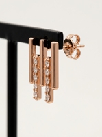 Boucles d'oreilles clous solitaires classiques et tendance en diamant de 2,52 carats, taille brillant, cultivé en laboratoire, en or jaune, blanc ou rose 9 carats, certifiées AIGS