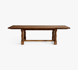 Table à manger extensible en bois massif, moderne, écologique et durable, pour hôtel, restaurant, usage résidentiel - Product Image 4