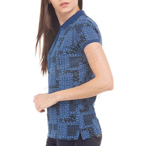 T-shirt en toile d'été pour femme de haute qualité, personnalisable (couleur et logo), léger, respirant, 100 % coton, pour usage décontracté - Product Image 2