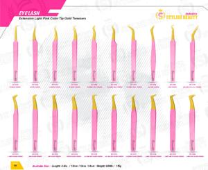 Pinzas Profesionales para Pestañas OEM ODM, Antiestáticas, Color Personalizado, Herramientas de Extensión de Pestañas de Volumen, Acero Inoxidable, Logotipo Personalizado - Product Image 6