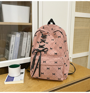 Casual, cute, stylish and versatile bow <b>backpack</b> - Product Image 2