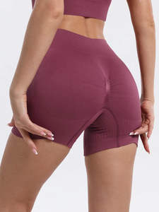 Shorts de Yoga de Cintura Alta para Mujer, de Alta Calidad, Cómodos, Elásticos, Levanta Glúteos, para Gimnasio, Fitness, Ejercicio, Ropa Deportiva, Ajustados - Product Image 2