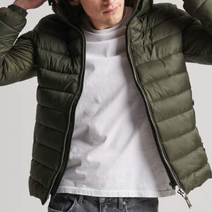 Chaqueta de Invierno Acolchada para Hombre, con Capucha, Transpirable, de Lona de Primera Calidad, Fabricante Directo, Personalizable OEM, Colores y Tallas a Medida - Product Image 2