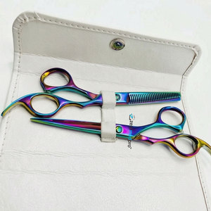 Tijeras Profesionales para Cortar Cabello, de Acero Sostenible, Tijeras de Belleza de Acero Inoxidable, Tijeras de Plasma Arcoíris para Peluquería - Product Image 4