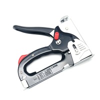 FUJIYA FST-201 Pistola de grapas manual de grado industrial, de alta resistencia, pulida a espejo plateado, herramienta manual, OEM/ODM disponible