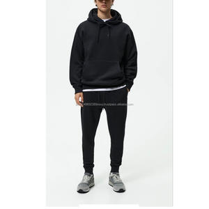 Sudadera con Capucha 100% Algodón para Hombre, Sudadera con Capucha Holgada con Hombros Caídos, Logotipo Personalizado, Sudadera Extra Grande de Algodón para Hombre, Exportación - Product Image 5