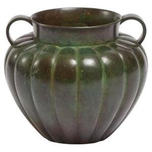 Vase en métal rustique en forme de citrouille à trois pieds, fait main, décoration de table pour Thanksgiving, pot à fleurs décoratif, vases modernes pour la maison - Product Image 4