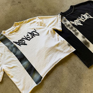 เสื้อยืดครอปผู้ชายสั่งทำพิเศษจากโรงงาน ทรงหลวมไหล่ตก ผ้าเทอร์รี่ 350 กรัม ผ้าฝ้าย 100% ทรงโอเวอร์ไซส์ สไตล์ไฮสตรีท ระบายอากาศได้ดี แห้งเร็ว - Product Image 2