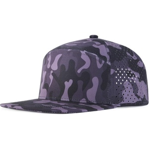 Casquette de baseball en polyester à 6 panneaux, broderie de logo de haute qualité, casquette snapback, vente en gros, casquettes personnalisées au laser - Product Image 1