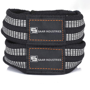 Sangles de musculation durables en forme de 8, en coton haute résistance, avec support de poignet pour la musculation et l'entraînement de force - Product Image 4