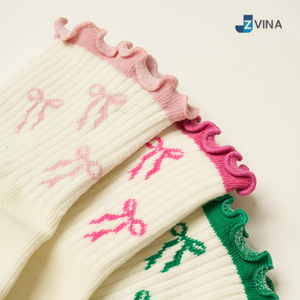 Cute Christmas Bow Ankle <b>Socks</b> With Heart <b>Grip</b> Anti-Slip Cotton <b>Socks</b> Winter Casual Style for Pilates Yoga Gym Studios - Product Image 3