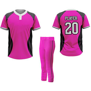 Conjunto Deportivo Personalizado con Logotipo, Unisex, Transpirable, de Secado Rápido, para Equipos de Sóftbol y Béisbol, Uniforme para Jugadores, 100% Poliéster, Superventas - Product Image 2