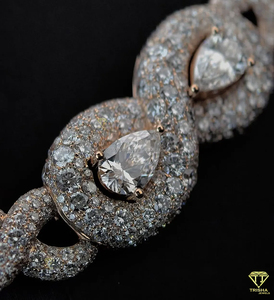 Iced Out Cuban Link <b>Infinity</b> Chain Luxury Moissanite Diamond with 925 Sterling Silver Hip Hop Jewelry for Men & Women - Product Image 4