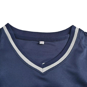 Maillot de basket tendance pour équipe, imprimé par transfert thermique, séchage rapide, sans manches, col rond, respirant, anti-bactérien, vêtement de sport - Product Image 3