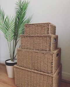 Export-Grade Eco-Friendly Flexible Rectangular Water Hyacinth <b>Storage</b> <b>Box</b> Vietnam Custom Size <b>Decorative</b> Moisture Control <b>for</b> - Product Image 2