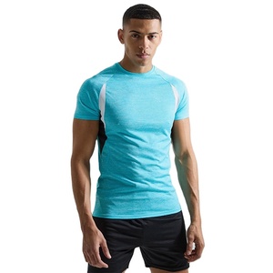 Ropa Deportiva Personalizada al por Mayor, Ropa de Running Elástica y Ajustada para Hombre, Camisetas de Gimnasio para Hombre Cómodas y de Venta Caliente - Product Image 2