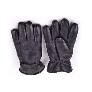 Waterproof Leather <b>Gloves</b> Touch Screen Full Finger Leather <b>Gloves</b> Fashion Men Leather <b>Gloves</b> - Product Image 3