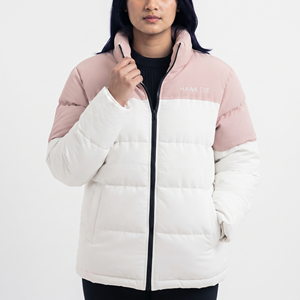Women's Winter Puffer Jacket Stand Collar Lightweight Warm Windproof <b>Zipper</b> <b>Coat</b> Wholesale - Product Image 5
