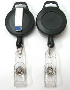 Porte-badge rétractable RP-03 en ABS avec sangle en PVC et clip ceinture 60-90cm - Product Image 4