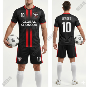ชุดฟุตบอลแบบซับลิเมชั่นสั่งทำพิเศษ SIBRIN |   เสื้อทีม กางเกงขาสั้น โลโก้ ชื่อ เบอร์ |   ชุดฟุตบอลโพลีเอสเตอร์ 100% แบบซับลิเมชั่น - Product Image 6