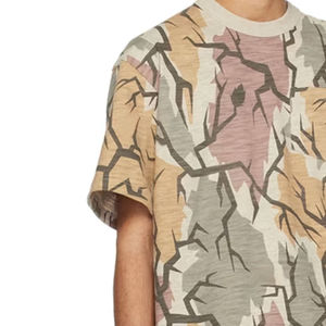 Camisetas de caza de punto extragrandes para hombre al por mayor, de manga corta, de alta calidad, cómodas, transpirables y de color liso. - Product Image 6