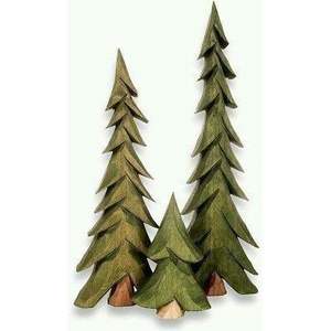 Décoration de sapin de Noël en bois naturel et MDF, support élégant et accessoires pour les tables de Noël festives - Product Image 2