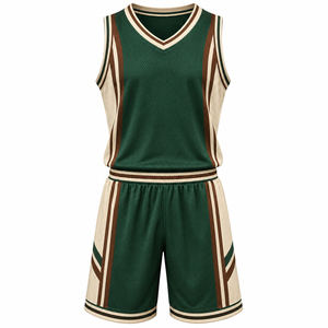 Shorts de basket-ball en jersey, dernier design, uniforme de basket-ball, fabrication directe, vente directe, OEM, nom de l'équipe, logo, uniforme de basket-ball - Product Image 3