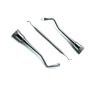 Professional Dental Spoon Excavator 2mm Double Ended Stainless Steel Restorative Caries Removal 19W Surgical Instrument - Product Image 1