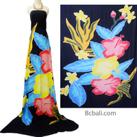 Pareo de Sarong hecho a mano, flor Tropical de diseño, ropa de moda de playa de Bali, surtido de colores aleatorios