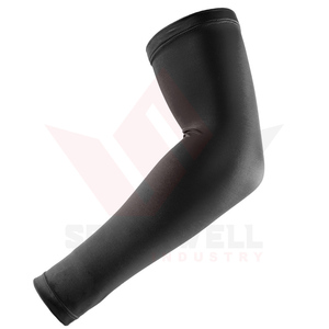 Manchon de bras unisexe noir anti-UV pour le cyclisme et le sport, taille adulte - Product Image 1