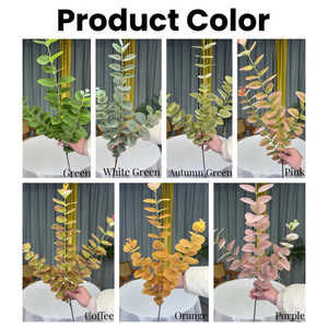 Rama de Hojas de Eucalipto Artificial de Látex de Alta Calidad, Aspecto Realista, 78 cm, para Decoración de Bodas y Hogar, Horti Club Luxury Professional - Product Image 3
