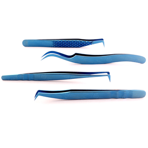 Pinzas de Acero Inoxidable de Primera Calidad para Extensión de Pestañas, Diferentes Ángulos, Resistentes al Óxido, Duraderas, Ligeras - Product Image 2