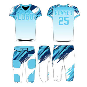 Meilleures ventes : Ensembles d'uniformes de football américain respirants à motifs 3D imprimés, vêtements de sport personnalisés pour équipes, haute qualité, antibactériens - Product Image 1