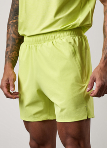 Shorts décontractés personnalisables pour hommes, 100 % polyester molleton bouclette, entrejambe de 5 pouces, couleur unie, anti-plis, respirant, style streetwear - Product Image 5